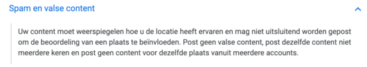 Google beleid valse content