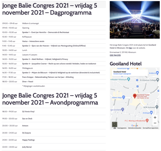 Jonge Baliecongres 2021